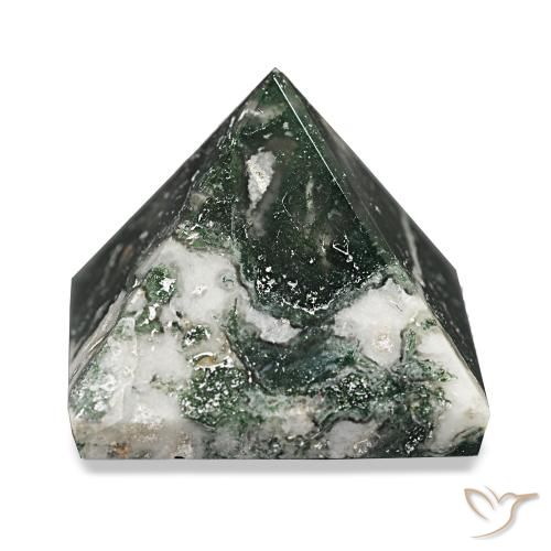 90.31ct Forest Green Moss Agate Gemstones, Square, Opaque
