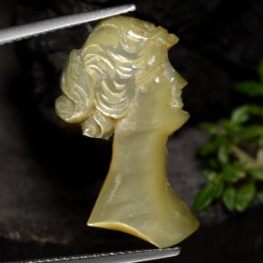 4.7ct Carved Cameo Silver Mother of Pearl for sale thumb image of 4.7ct Carved Cameo Silver Mother of Pearl (ID: 472748)