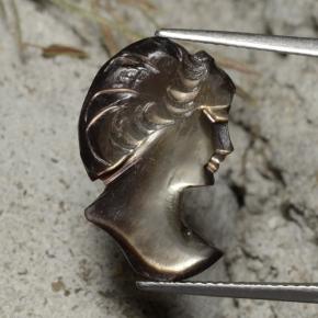 4.5ct Carved Cameo Silver Mother of Pearl for sale thumb image of 4.5ct Carved Cameo Silver Mother of Pearl (ID: 474877)