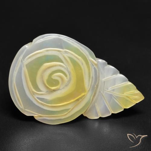 22.86 ct Carved Mother of Pearl, 28.1 x 18.6 mm From China, Photo A