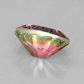 Mystic Quartz Gemstone in 18 x 13 mm (calibrated) Size for Sale, Mystic Quartz Stone in Top Rainbow Color
