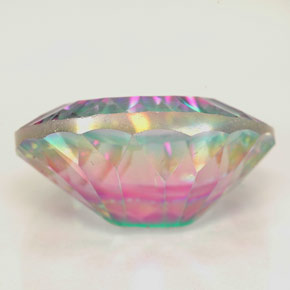 Mystic Quartz Gemstone in 18 x 13 mm (calibrated) Size for Sale, Mystic Quartz Stone in Top Rainbow Color