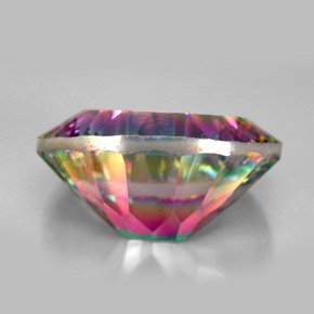 Mystic Quartz Gemstone in 18 x 13 mm (calibrated) Size for Sale, Mystic Quartz Stone in Top Rainbow Color