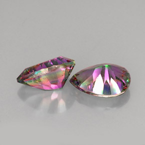 Mystic Quartz Gemstone in 13.8 x 10 mm Size for Sale, Mystic Quartz Stone in Top Rainbow Color