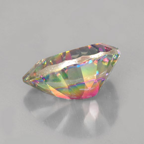Mystic Quartz Gemstone in 14 x 10.2 mm Size for Sale, Mystic Quartz Stone in Top Rainbow Color