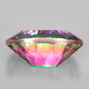 Mystic Quartz Gemstone in 18 x 13 mm (calibrated) Size for Sale, Mystic Quartz Stone in Top Rainbow Color