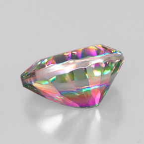 Mystic Quartz Gemstone in 13.3 x 9.6 mm Size for Sale, Mystic Quartz Stone in Top Rainbow Color