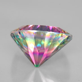 Mystic Quartz Gemstone in 14 mm (calibrated) Size for Sale, Mystic Quartz Stone in Top Rainbow Color
