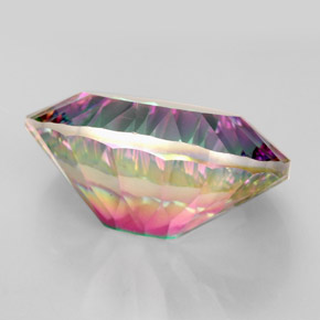 Mystic Quartz Gemstone in 18 x 13 mm (calibrated) Size for Sale, Mystic Quartz Stone in Top Rainbow Color