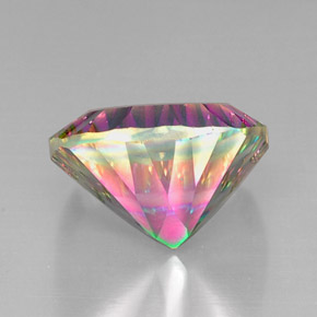 Mystic Quartz Gemstone in 20 x 20 mm Size for Sale, Mystic Quartz Stone in Top Rainbow Color