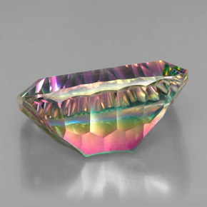 Mystic Quartz Gemstone in 24.9 x 17.9 mm Size for Sale, Mystic Quartz Stone in Top Rainbow Color