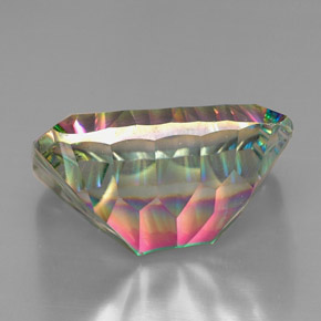 Mystic Quartz Gemstone in 25 x 18 mm Size for Sale, Mystic Quartz Stone in Top Rainbow Color