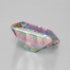 Mystic Quartz Gemstone in 12 x 10 mm (calibrated) Size for Sale, Mystic Quartz Stone in Top Rainbow Color