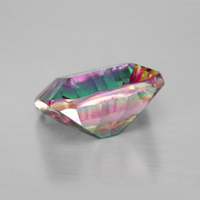 Mystic Quartz Gemstone in 12 x 10 mm (calibrated) Size for Sale, Mystic Quartz Stone in Top Rainbow Color
