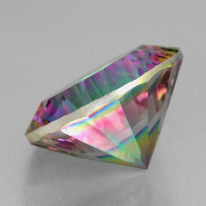 Mystic Quartz Gemstone in 13 mm (calibrated) Size for Sale, Mystic Quartz Stone in Top Rainbow Color