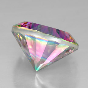 Mystic Quartz Gemstone in 13 mm (calibrated) Size for Sale, Mystic Quartz Stone in Top Rainbow Color