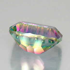 Mystic Quartz Gemstone in 20 x 15 mm Size for Sale, Mystic Quartz Stone in Top Rainbow Color