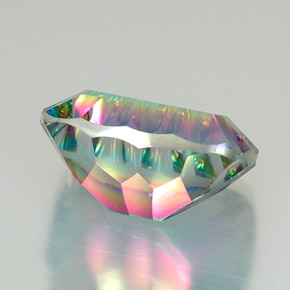 Mystic Quartz Gemstone in 20 x 14.9 mm Size for Sale, Mystic Quartz Stone in Top Rainbow Color