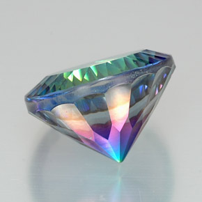 Mystic Quartz Gemstone in 18.2 mm Size for Sale, Mystic Quartz Stone in Top Rainbow Color
