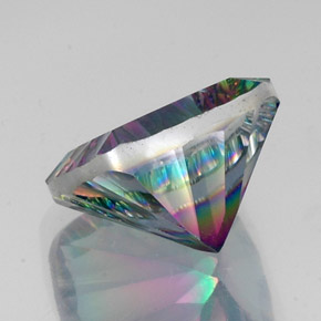 Mystic Quartz Gemstone in 16.1 x 16 mm Size for Sale, Mystic Quartz Stone in Top Rainbow Color