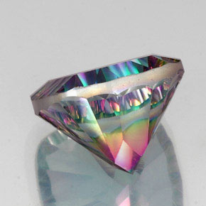 Mystic Quartz Gemstone in 16.2 x 16.2 mm Size for Sale, Mystic Quartz Stone in Top Rainbow Color
