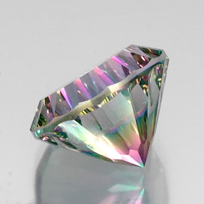 Mystic Quartz Gemstone in 15.2 mm Size for Sale, Mystic Quartz Stone in Top Rainbow Color