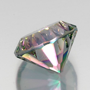 Mystic Quartz Gemstone in 15.2 mm Size for Sale, Mystic Quartz Stone in Top Rainbow Color