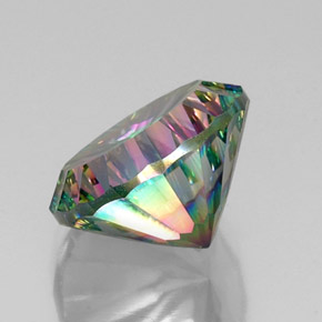 Mystic Quartz Gemstone in 15.1 mm Size for Sale, Mystic Quartz Stone in Top Rainbow Color