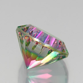 Mystic Quartz Gemstone in 15.2 mm Size for Sale, Mystic Quartz Stone in Top Rainbow Color