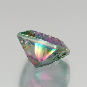Mystic Quartz Gemstone in 16.1 x 16 mm Size for Sale, Mystic Quartz Stone in Top Rainbow Color