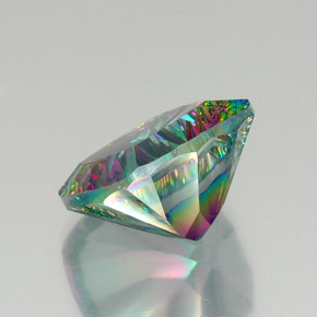 Mystic Quartz Gemstone in 16.3 x 16.1 mm Size for Sale, Mystic Quartz Stone in Top Rainbow Color