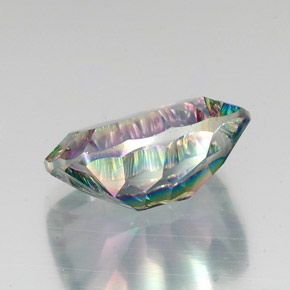 Mystic Quartz Gemstone in 20.1 x 15 mm Size for Sale, Mystic Quartz Stone in Top Rainbow Color