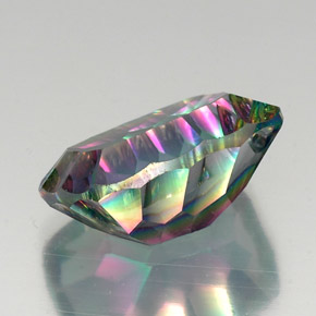 Mystic Quartz Gemstone in 20 x 15.1 mm Size for Sale, Mystic Quartz Stone in Top Rainbow Color