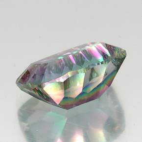 Mystic Quartz Gemstone in 20 x 14.9 mm Size for Sale, Mystic Quartz Stone in Top Rainbow Color