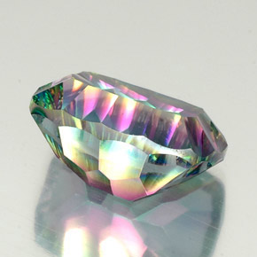 Mystic Quartz Gemstone in 20 x 14.9 mm Size for Sale, Mystic Quartz Stone in Top Rainbow Color