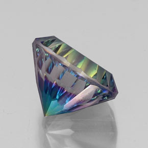 Mystic Quartz Gemstone in 14 mm (calibrated) Size for Sale, Mystic Quartz Stone in Top Rainbow Color