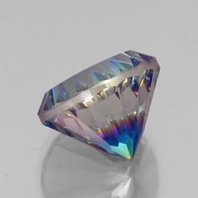 Mystic Quartz Gemstone in 14 mm (calibrated) Size for Sale, Mystic Quartz Stone in Top Rainbow Color