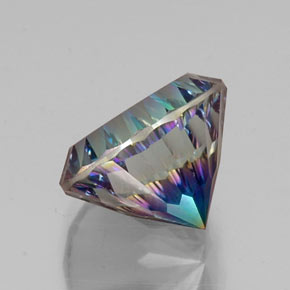 Mystic Quartz Gemstone in 14 mm (calibrated) Size for Sale, Mystic Quartz Stone in Top Rainbow Color
