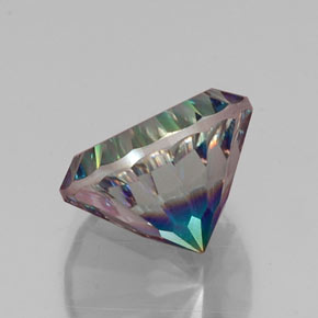 Mystic Quartz Gemstone in 14 mm (calibrated) Size for Sale, Mystic Quartz Stone in Top Rainbow Color