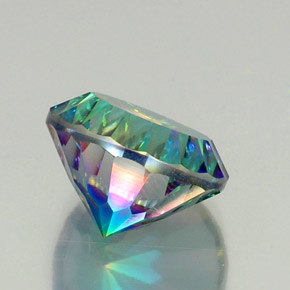 Mystic Quartz Gemstone in 14 mm (calibrated) Size for Sale, Mystic Quartz Stone in Top Rainbow Color