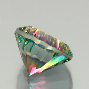 Mystic Quartz Gemstone in 15.1 mm Size for Sale, Mystic Quartz Stone in Top Rainbow Color