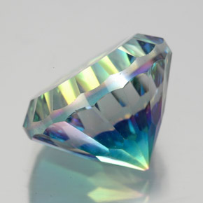 Mystic Quartz Gemstone in 14 mm (calibrated) Size for Sale, Mystic Quartz Stone in Top Rainbow Color