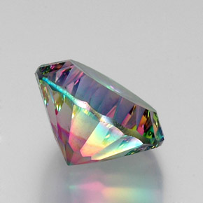 Mystic Quartz Gemstone in 15.2 mm Size for Sale, Mystic Quartz Stone in Top Rainbow Color