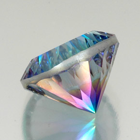 Mystic Quartz Gemstone in 18 mm Size for Sale, Mystic Quartz Stone in Top Rainbow Color
