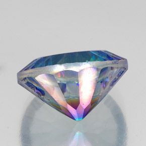 Mystic Quartz Gemstone in 18 mm Size for Sale, Mystic Quartz Stone in Top Rainbow Color