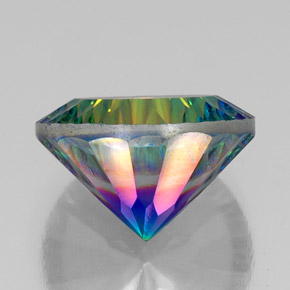 Mystic Quartz Gemstone in 18.1 mm Size for Sale, Mystic Quartz Stone in Top Rainbow Color