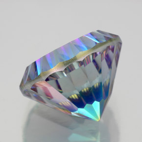 Mystic Quartz Gemstone in 14 mm (calibrated) Size for Sale, Mystic Quartz Stone in Top Rainbow Color