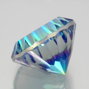 Mystic Quartz Gemstone in 14 mm (calibrated) Size for Sale, Mystic Quartz Stone in Top Rainbow Color