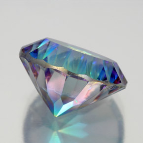 Mystic Quartz Gemstone in 14 mm (calibrated) Size for Sale, Mystic Quartz Stone in Top Rainbow Color