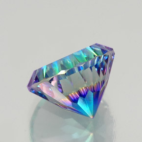 Mystic Quartz Gemstone in 14 mm (calibrated) Size for Sale, Mystic Quartz Stone in Top Rainbow Color